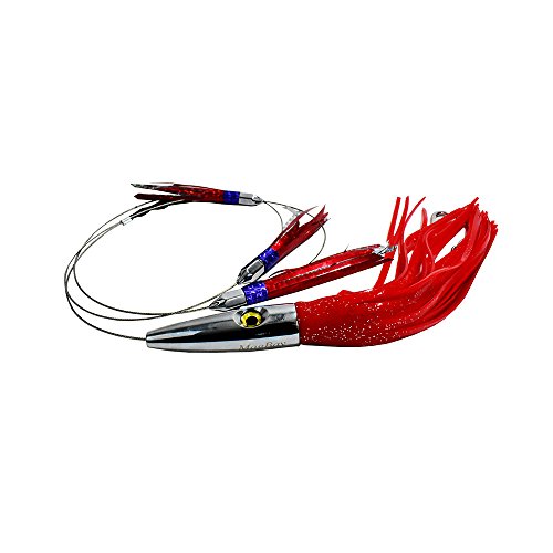 【中古】【未当て嵌める・未開封品】MagBay ルアー 弾丸道路デイジーチェーン サベージ プルメリート 12in ワフールアー (赤いこと)