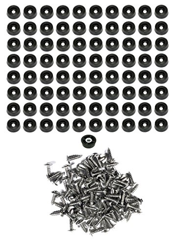 【中古】【未使用・未開封品】80?small roundゴム足W / Screws???.250?H x .671?D???Made in USA
