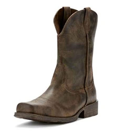 【中古】【未使用・未開封品】Ariat Men's Rambler Western Boot, Antiqued Grey, 9.5 D US｜AJIMURA-SHOP