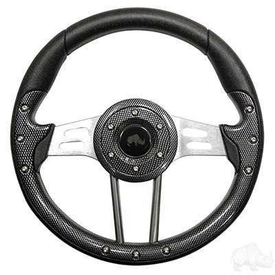 【中古】【未使用・未開封品】ステアリングホイール、Aviator 4カーボンファイバーグリップ/つや消しアルミニウムスポーク13?"直径｜AJIMURA-SHOP 30,752円