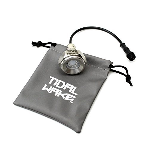 【中古】【未当て嵌める・未開封品】(White/Clear) - Tidal Wake IP68 Underwater 1.3珊 Standard Boat Drain Plug LED Light Built-インチ Driver \u0026 Overheat Protection 3 Yr/50,000hr