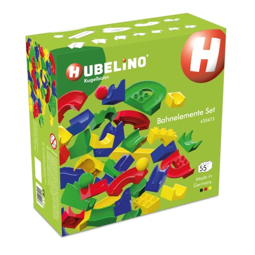 【中古】【未使用・未開封品】Hube Lino GmbH 420473 55 Piece Elements Set Marble Run