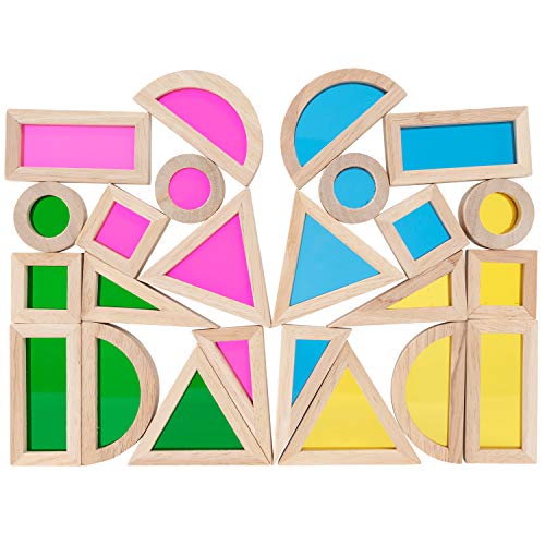 【中古】【未使用・未開封品】TickiT 73275レインボーブロックセット、24個、レインボー|AJIMURA-SHOP