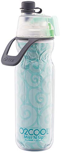 【中古】【未当てはめる・未開封品】O2COOL 断熱お水壜 Mist \u0027N Sip 瑜伽続きもの 20薬局衡オンス 緑であること 20薬局衡オンス