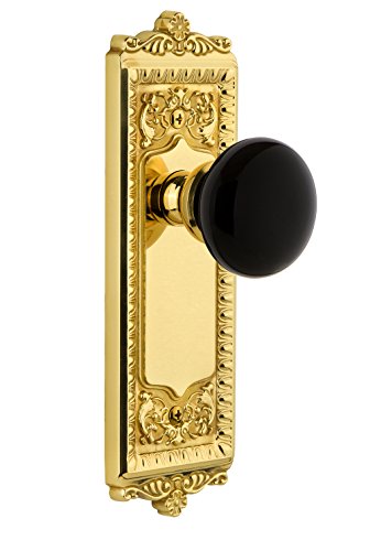 【中古】【未使用・未開封品】Grandeur Hardware 852619 ウィンザープレート コベントリーノブパッセージ付き バックセット サイズ:2.75インチ ライフタイム真鍮