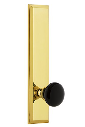【中古】【未使用・未開封品】Grandeur Hardware 853118 Fifth Avenue トールプレート コベントリーノブ付き プライバシー バックセットサイズ: 2.75インチ 光沢真鍮