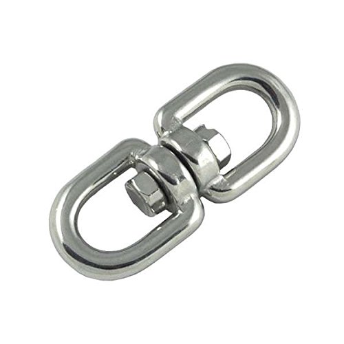 【中古】【未使用・未開封品】316ステンレススチールアンカー回転Eye???Eyeコネクターby MarineNow 13mm - 1/2\