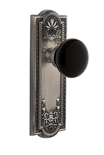 【中古】【未当てはめる・未開封品】Grandeur Hardware 852834 パルテノン一皿 コヴェントリーノブ付き添い人 ダブルダミー アンティークピューター