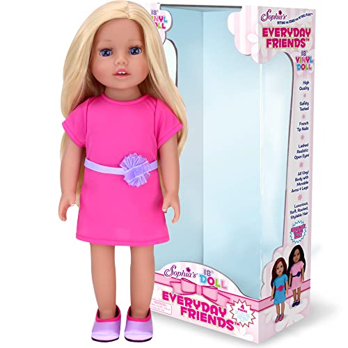 【中古】【未使用・未開封品】Sophia's Everyday Girlコレクション ポーズ可能 18インチ オールビニール人形 クロエ ブロンドの髪 青い目 薄い肌色｜AJIMURA-SHOP