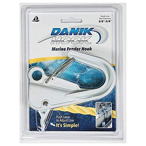 【中古】【未使用・未開封品】(White) - Danik Hook Composite Fender Hook