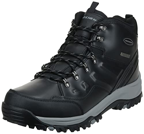 【中古】【未使用・未開封品】Skechers Men's RELMENT-TRAVEN Hiking Boot, BBK, 8.5 Medium US