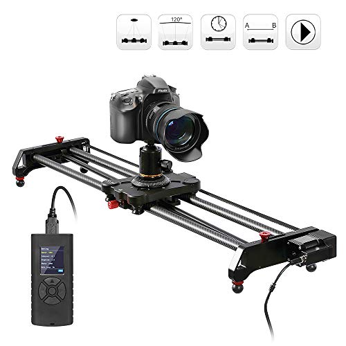 【中古】【未使用・未開封品】カメラトラック スライダー,ドリースライダ ,レールシステムwith Motorized Time Lapse andビデオショットフォローフォーカスショット、120度パ