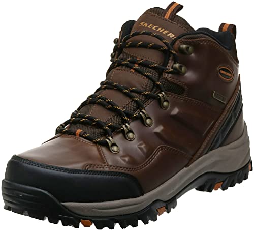 【中古】【未使用・未開封品】Skechers Men's RELMENT-TRAVEN Hiking Boot, dkbr, 7.5 Medium US