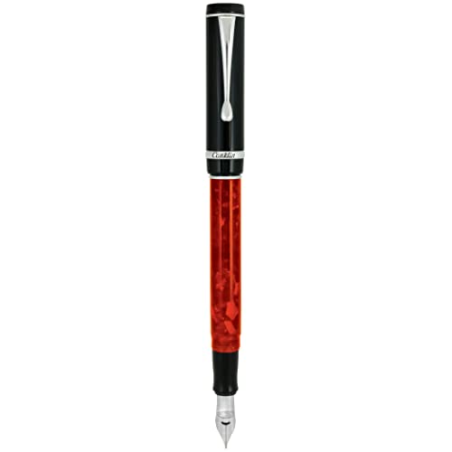 【中古】【未使用・未開封品】Conklin Duragraph Fountain Pen (Red Nights) - Stub Nib Fountain Pen, Red Nights (CK71380:CK7183)