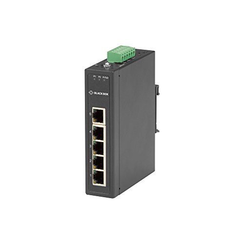 【中古】【未使用・未開封品】Black Box EXTR Switch - (5) 10/100-Mbps RJ45, 12-48V DC-Power|AJIMURA-SHOP