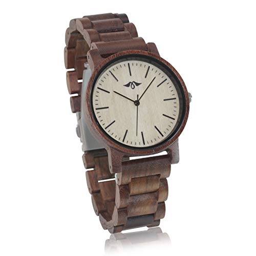 【中古】【未使用・未開封品】Angie Wood Creations Dark Sandalwood Women 's Watch with Bamboo Dial|AJIMURA-SHOP
