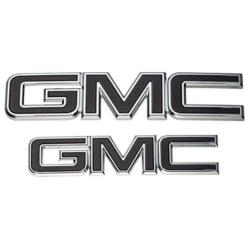 【中古】【未使用・未開封品】GM 84395038 フロント&リアブラックエンブレムパッケージ GMC Sierra