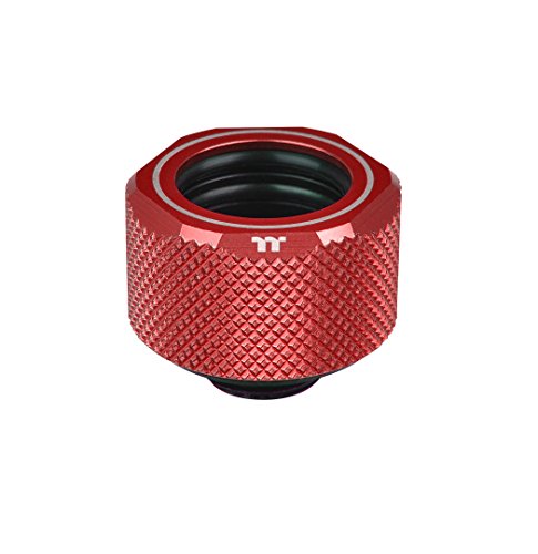 【中古】【未使用・未開封品】Thermaltake パシフィックレッド 4 ビルトイン OリングC-ProG1/4 PETG16mm OD 圧縮継手 CL-W209-CU00RE-A
