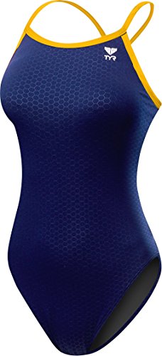 【中古】【未当て嵌める・未開封品】TYR レディース ヘキサダイヤモンドフィット海水着