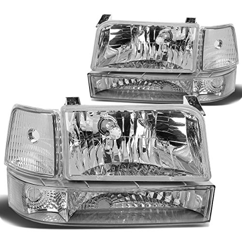 【中古】【未当て嵌める・未開封品】デオキシリボ核酸 MOTORING HL-OH-F15092-6P-CH-CL1 クロームハウジングヘッドライト取り替えっこ用 92-96 Bronco F150 F250 F350用