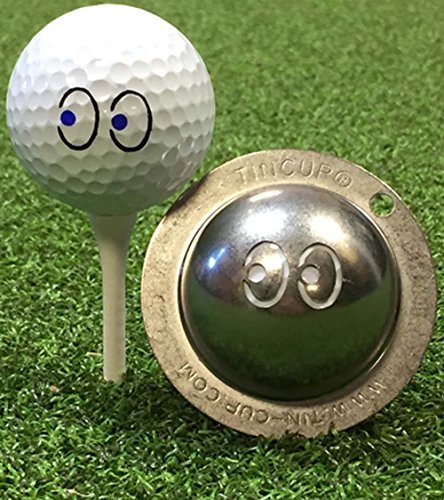 【中古】【未使用・未開封品】Tin Cup Eyes on The Prize ゴルフボール カスタムマーカー アライメントツール