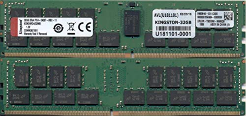 【中古】【未使用・未開封品】キングストン KSM24RD4/32MEI 32GB DDR4 2400MHz ECC CL17 2Rx4 1.2V Registered DIMM チップ固定 Micron E IDT