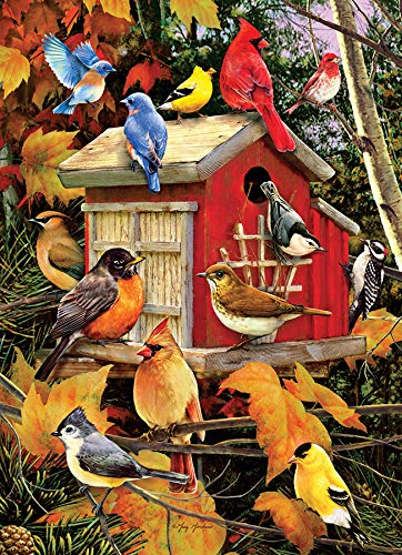 【中古】【未使用・未開封品】1000ピース Cobble Hill ジグソーパズル Fall Birds 80100