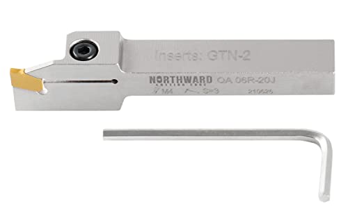 【中古】【未使用・未開封品】Accusize Tools - 3/8\"x 1/2\"ヘビーデューティースローアウェイカッティング＆カットオフツールホルダー、パーティングツール、カットオフ工具ニ