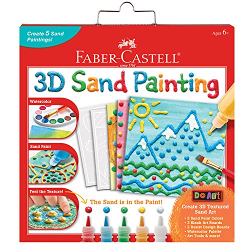 【中古】【未使用・未開封品】(3D Sand Painting) - Faber-Castell 3D Sand Painting - Textured Sand Art Activity Kit For Kids