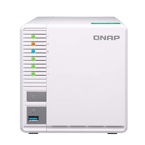 【中古】【未使用・未開封品】QNAP(キューナップ)TS-328 クアッドコア1.4 GHz CPU 2GBメモリ 3ベイ DTCP-IP/DLNA対応 RAID5対応で容量効率と信頼性の向上を実現