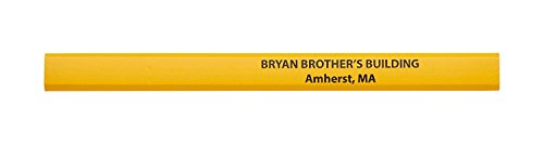 【中古】【未当て嵌める・未開封品】Pencil Guyパーソナライズインプリント飛騨工木筆-1箱500本入り口・入口 黄色