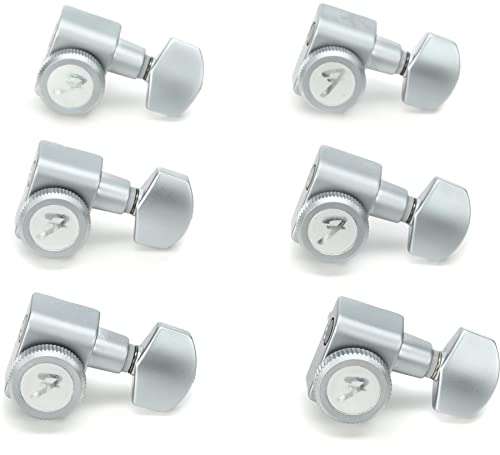 【中古】【未使用・未開封品】フェンダー Fender Locking Stratocaster/Telecaster Tuning Machines ブラッシュドクローム ギター用ペグ