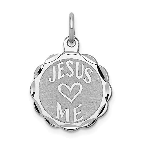 【中古】【未使用・未開封品】スターリングシルバーロジウムメッキ Jesus Loves Me ディスクチャーム 56,495円