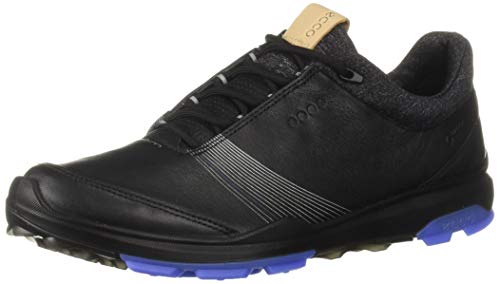 【中古】【未当て嵌める・未開封品】ECCO レディース Biom 変わり種3 ゴアテックスゴルフシューズ, ブラックヤクレザー。, 11-11.5