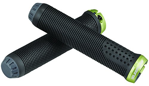 【中古】【未使用・未開封品】Spank Spike 33 ユニ 大人用 バイクハンドルグリップ ブラック/グリーン
