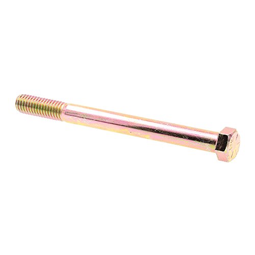 【中古】【未使用・未開封品】Prime-Line 9105713 六角頭キャップネジ グレード8 7/16インチ - 14 X 5インチ グレード8 イエロー亜鉛めっきスチール 5個パック