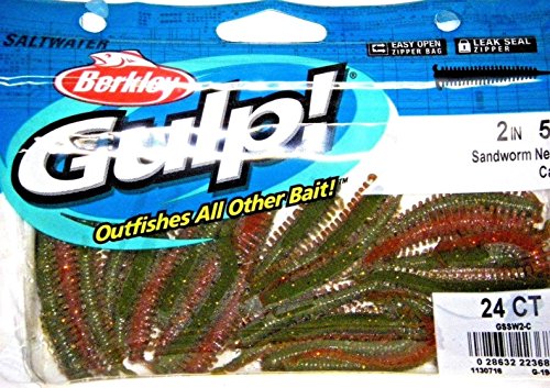 【中古】【未使用・未開封品】Berkley Gulp 。Saltwater Fishing Lure 2?" Sandworm gssw2-c Camo|AJIMURA-SHOP