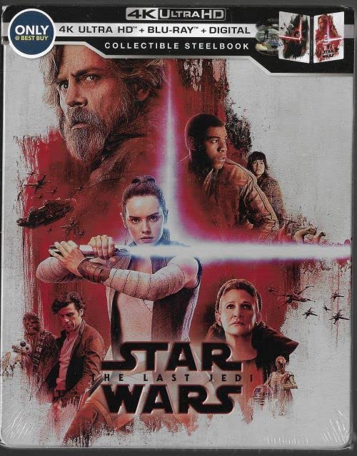 【中古】【未使用・未開封品】Star Wars:the Last Jedi Steelbook Digital Copy 4k Ultra Hd Disc ( No Blu-ray)