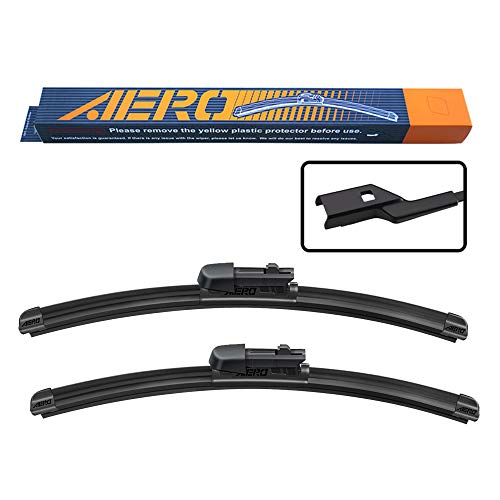 【中古】【未使用・未開封品】AERO Avenger 22インチ+18インチ プレミアムオールシーズンビーム フロントガラスワイパーブレード OEM 交換用 GMC Canyon 2018-2015 (2個セット