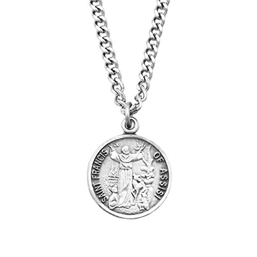 【中古】【未当てはめる・未開封品】Rosemarie Collections 聖フランシス 組織宗教メダルペンダントネックレス