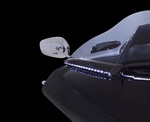 【中古】【未使用・未開封品】Horizon LEDライト付きフロントガラストリム (ブラック) ロードグライド用|AJIMURA-SHOP