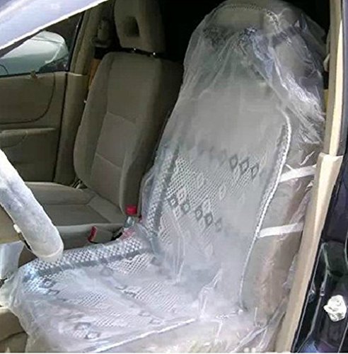 【中古】【未使用・未開封品】Teemall 車用使い捨てプラスチック防水シートカバー プロテクター メカニックバレット 50枚|AJIMURA-SHOP