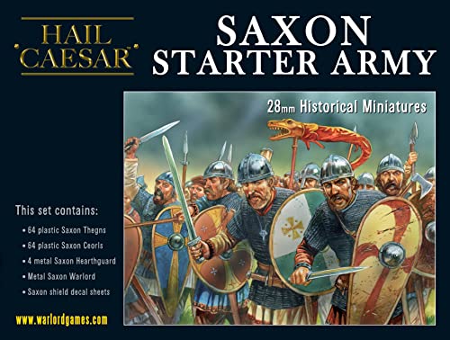 【中古】【未使用・未開封品】Hail Caesar Warlord Games, Saxon Starter Army - Wargaming miniatures
