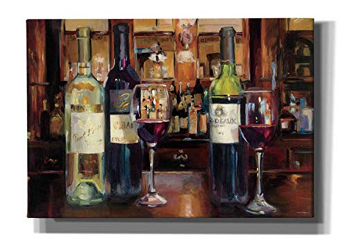 【中古】【未使用・未開封品】EpicグラフィティワインReds by Marilyn Hageman、Gicleeキャンバス壁アート 18\