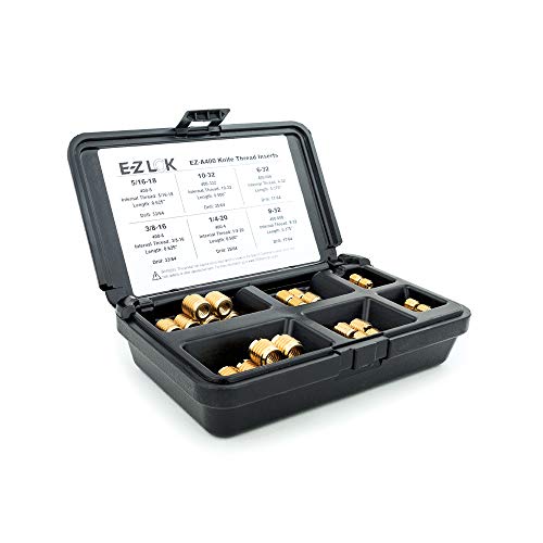 【中古】【未使用・未開封品】E-Z LOK 木製ねじ込みインサート 詰め合わせ 真鍮 無地 EZ-A400