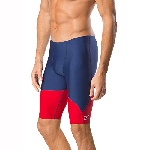 【中古】【未使用・未開封品】Speedo Spark Splice Jammer, Navy/Red, 22