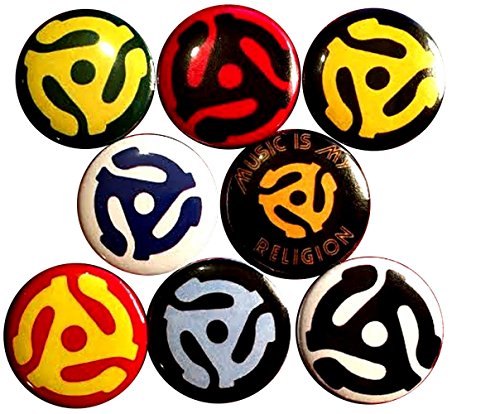 【中古】【未当て嵌める・未開封品】45アダプター8いの一番胸章耳あたらしい1in( 25?粍 )の書き割り8ピンバックボタン、