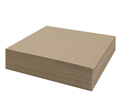 【中古】【未使用・未開封品】MagicWater Supply チップボードシート 100枚 12&times;12インチ 30ポイント 中重量 ブラウン クラフトダンボール スクラップブック&写真フレームバッ｜AJIMURA-SHOP