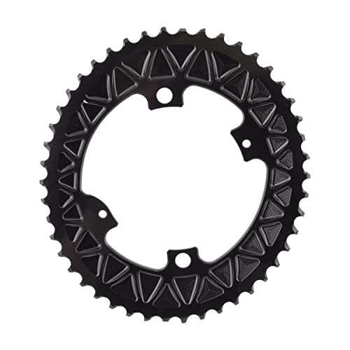 【中古】【未使用・未開封品】ABSOLUTE ブラック チェーンリング Absoluteblack オーバル 110mm 46T 4B 2X 9100 Bk