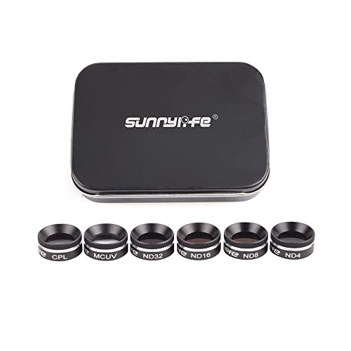 【中古】【未当て嵌める・未開封品】iKNOWTECH ND4 ND8 ND16 ND32 MCUV CPL 固定ディスク水晶体水漉し ジンバルカメラアクセサリー DJI Mavic Airドローンクアッドコプター用 (6インチ1ボック